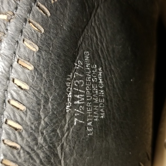 Vince Camuto women's black suede leather open toe Heels, Sandals ,size 7.5 - Picture 10 of 10